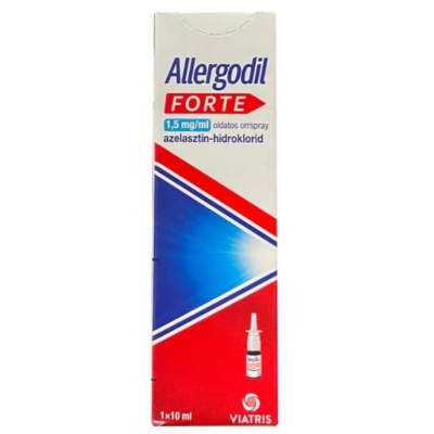 Allergodil Forte 1,5 mg/ml oldatos orrspray, 10 ml